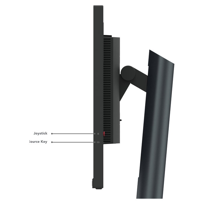 Lenovo P24q-30 Monitor 23.8" QHD IPS 2560x1440 60Hz 4ms HDMI DP USB Negro