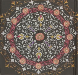 BONCAHIER Cuaderno mandala negro iman