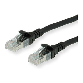 ROLINE Patchkabel 21152655 Cat.6 S/FTP 5 m Negro, LSOH, RJ-45 Macho, Conector Chapado en Oro, 250 MHz, Clase E