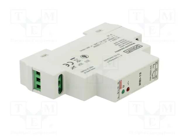 POLLIN WBI-1S Relé de Instalación Biestable SPDT 230VAC 16A