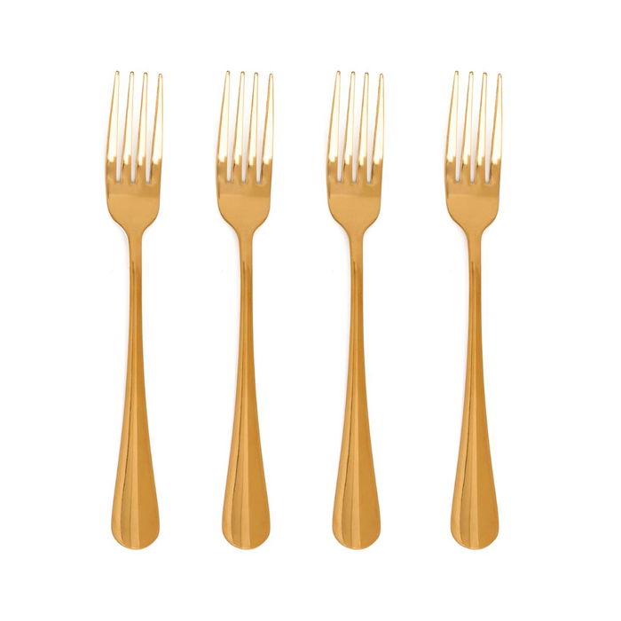 Set 4 Tenedores Mesa Acero Inox Celebrart Quid 2 mm-20,5 cm Set 4 Tenedores Mesa Acero Inox Celebrart Quid 2 mm-20,5 cm