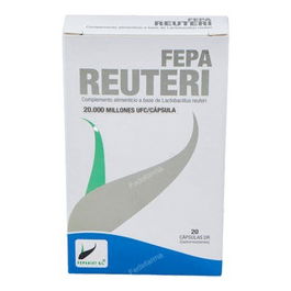 FEPADIET Fepa-Reuteri 20Cap. Probiótico Lactobacillus Reuteri para Flora Intestinal y Sistema Inmune