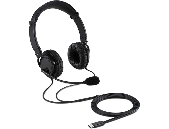 Kensington Auriculares Hi-Fi con Micrófono USB-C, Cable 180 cm Kensington Auriculares Hi-Fi con Micrófono USB-C, Cable 180 cm