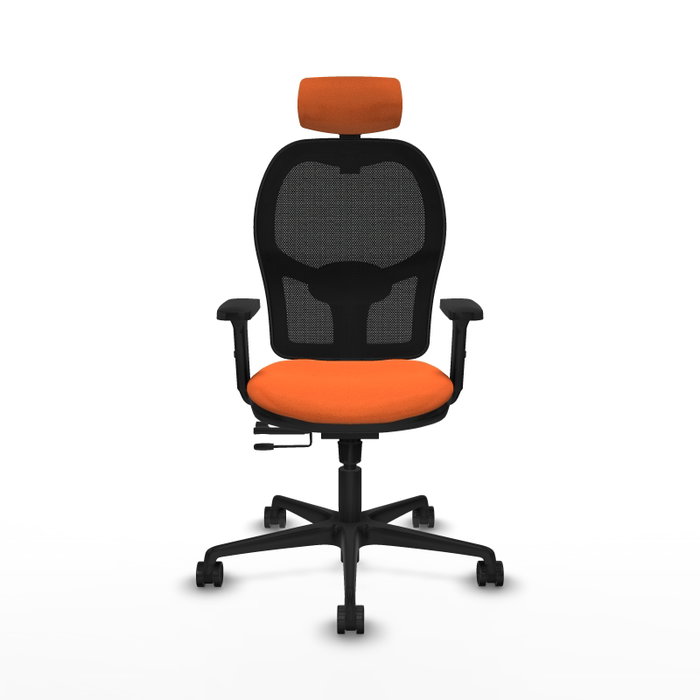 PIQUERAS Y CRESPO Silla de oficina Jorquera Naranja y Negro PIQUERAS Y CRESPO Silla de oficina Jorquera Naranja y Negro