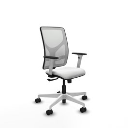 PIQUERAS Y CRESPO Silla de oficina Motilla con mecanismo Sincro en Blanco