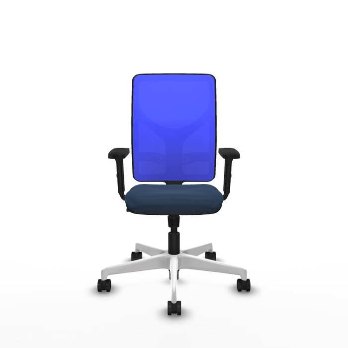PIQUERAS Y CRESPO Silla de oficina Motilla Azul Marino y Azul con Mecanismo Sincro PIQUERAS Y CRESPO Silla de oficina Motilla Azul Marino y Azul con Mecanismo Sincro