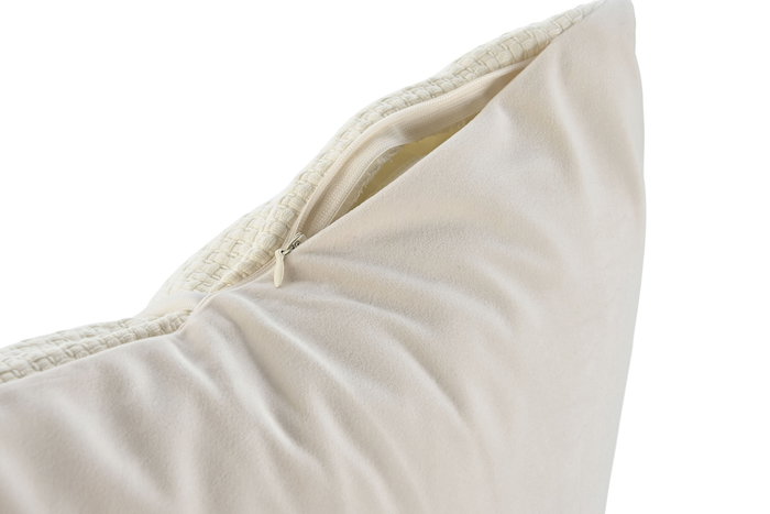 DKD Home Decor Cojin Verde Menta Blanco 45 x 45 x 10 cm