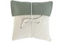 DKD Home Decor Cojin Verde Menta Blanco 45 x 45 x 10 cm