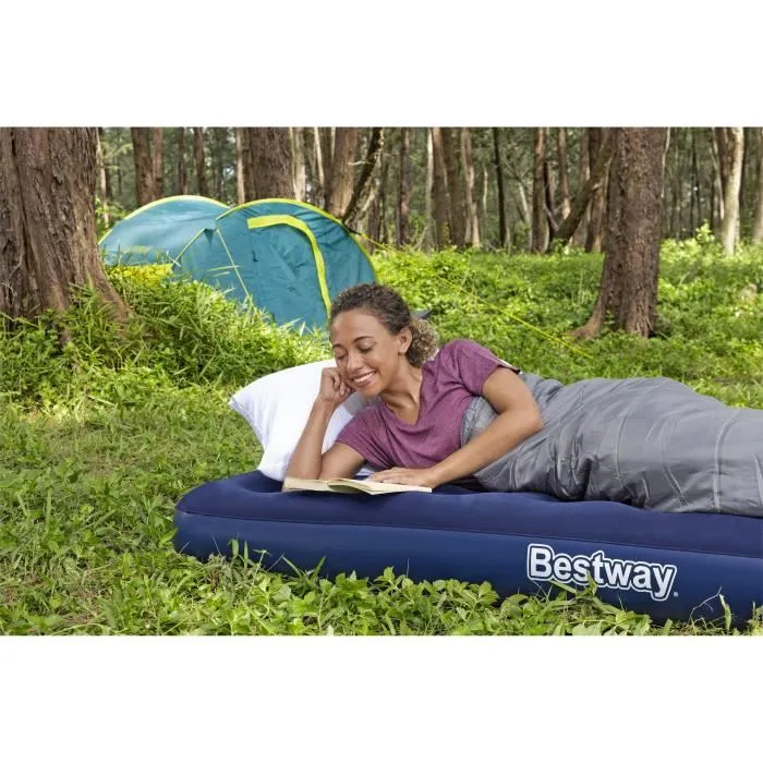 Bestway Colchón Individual Hinchable 185x76x22 cm Azul