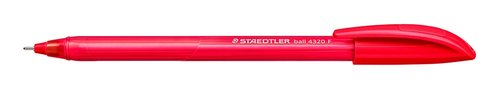 Boligrafo Staedtler 4320 Fino Rojo (Set de 10) Boligrafo Staedtler 4320 Fino Rojo (Set de 10)