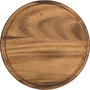 Zassenhaus Tabla de cortar acacia redonda 25x1,5cm