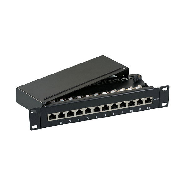 EFB Elektronik Mini-Patchpanel STP 12xRJ45 Cat.6A 37736.12 Gris EFB Elektronik Mini-Patchpanel STP 12xRJ45 Cat.6A 37736.12 Gris
