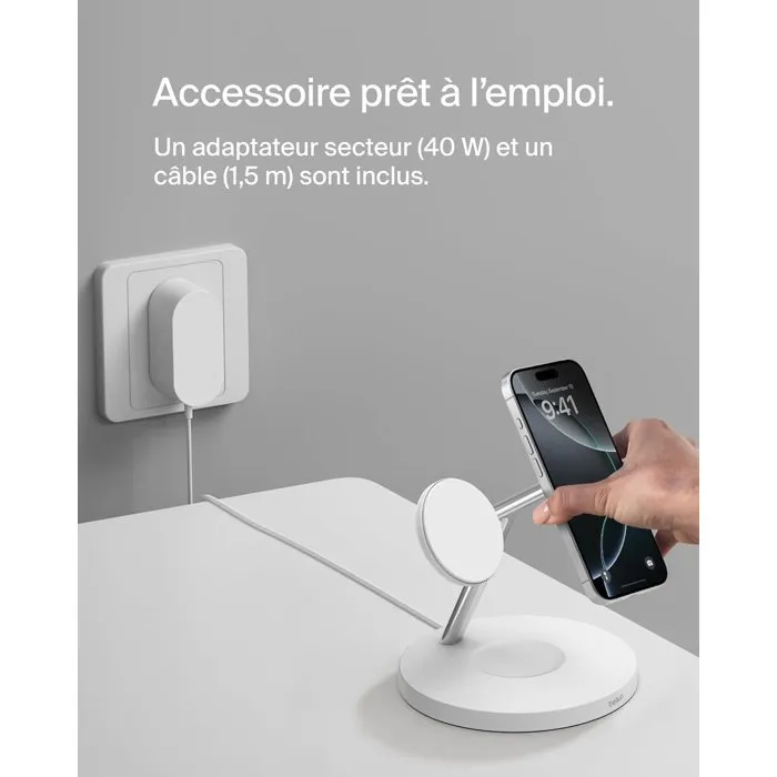 Belkin BoostCharge Pro WIZ032KQWH Blanco