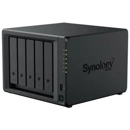 Almacenamiento en Red NAS Synology DS1525+/16G Negro Quad Core