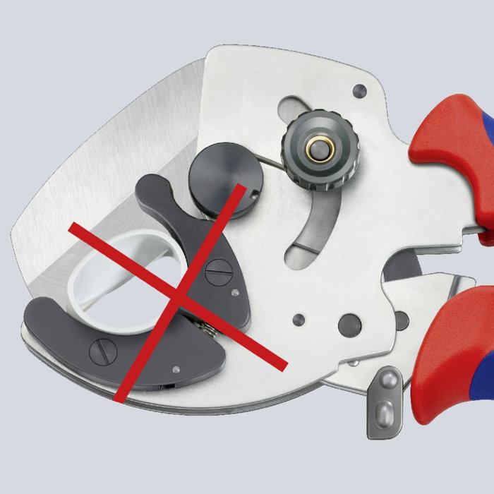 Knipex Cortador de tubos para tubos compuestos y de protección Knipex Cortador de tubos para tubos compuestos y de protección