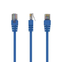 Gembird PP12-5M/B Cable de Red Azul Cat5e Ethernet UTP 5 Metros con Conectores RJ-45 Macho Contactos Chapados en Oro para Red 10/100/1000Base-T