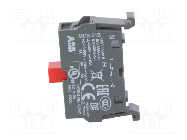 ABB Bloques de contactos NC 22mm para pared trasera ABB Bloques de contactos NC 22mm para pared trasera