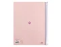 Antartik Cuaderno Espiral A4 Micro Dots Tapa Forrada 80 Hojas 90gr Rayado Puntos Rosa