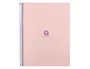 Antartik Cuaderno Espiral A4 Micro Dots Tapa Forrada 80 Hojas 90gr Rayado Puntos Rosa