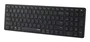 Rapoo 00215871 Teclado Oficina Wireless RF + Bluetooth 5.0, QWERTY Inglés Completo, Ultrafino, Batería Recargable, Negro