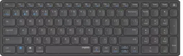 Rapoo 00215871 Teclado Oficina Wireless RF + Bluetooth 5.0, QWERTY Inglés Completo, Ultrafino, Batería Recargable, Negro