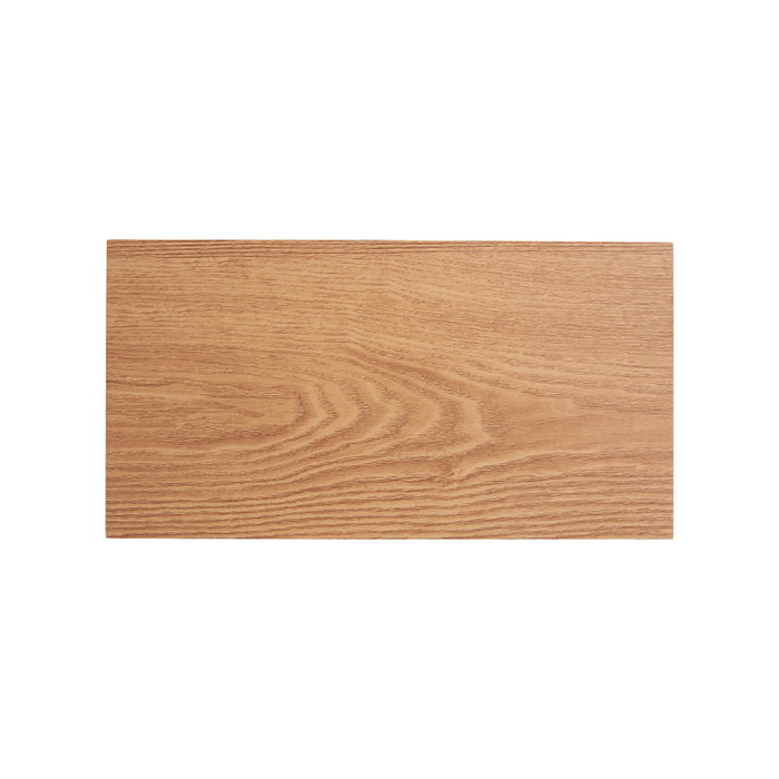 Day Estante Flotante 38x20x1.8 cm, MDF Efecto Madera con Soporte de Metal, Soporta 5 kg