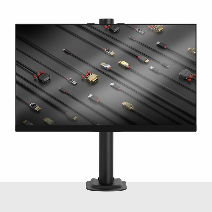 LINDY Soporte para Monitor Stubby Fixed Single Display Mount 32 pulgadas Negro