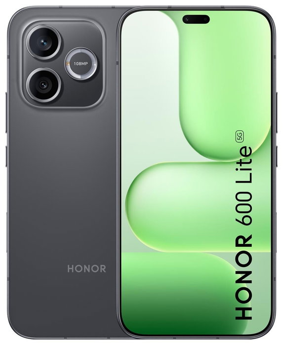 HONOR 600 Lite Smartphone 8/128 GB Negro 6.6" AMOLED 108MP Android HONOR 600 Lite Smartphone 8/128 GB Negro 6.6" AMOLED 108MP Android