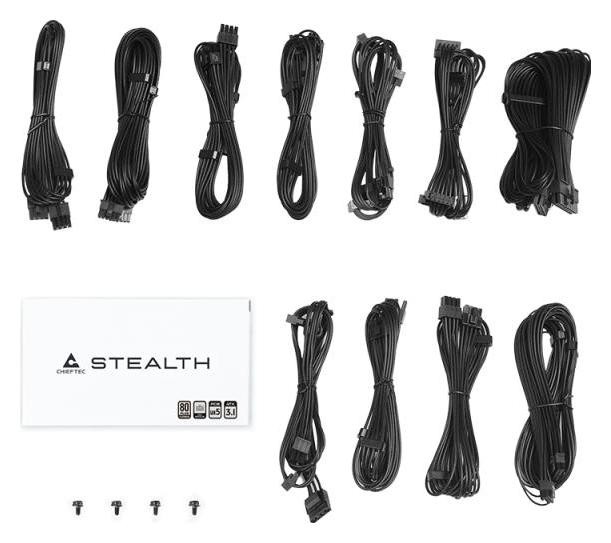 Chieftec Stealth 1200W Vega M Series SPX-1200-FC 80+ Platinum Chieftec Stealth 1200W Vega M Series SPX-1200-FC 80+ Platinum
