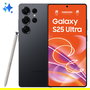 SAMSUNG Galaxy S25 Ultra 5G Smartphone SM-S938B/DS, 6.9" Dynamic AMOLED 2X, 12GB RAM, 256GB, Cámara 200MP, Android 15, Batería 5000 mAh, Negro Titanium Jetblack, Versión EU Dual SIM