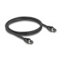 DeLOCK Cable de red RJ45 Cat.8.1 S/FTP 1 m Negro