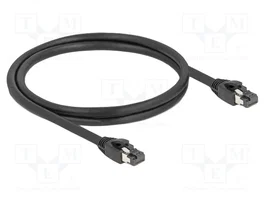 DeLOCK Cable de red RJ45 Cat.8.1 S/FTP 1 m Negro