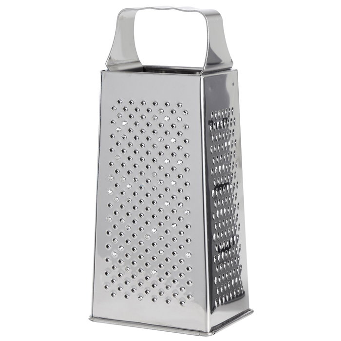 Day Rallador de Cocina 4 Caras, Acero Inoxidable, Antiadherente, Altura 23.5 cm