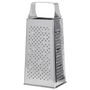 Day Rallador de Cocina 4 Caras, Acero Inoxidable, Antiadherente, Altura 23.5 cm