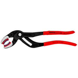 Knipex Alicate para Sifones, Tubos de Plástico y Conectores de 7.5 cm, 81 11 250, Rojo, Longitud 25 cm