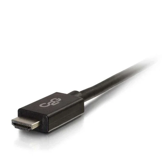 C2G Adaptador de Cable DisplayPort a HDMI 54325, Macho a Macho, 0.9m/3ft, Negro, Transmisión Audio/Video Digital, Resolución hasta 1080p