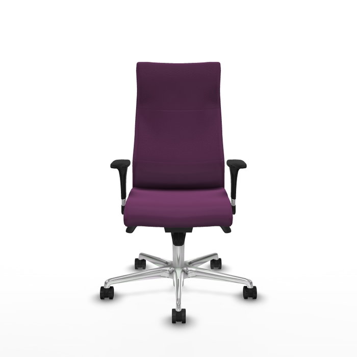 PIQUERAS Y CRESPO Sillón Albacete Morado con Mecanismo Sincro y Base de Aluminio PIQUERAS Y CRESPO Sillón Albacete Morado con Mecanismo Sincro y Base de Aluminio