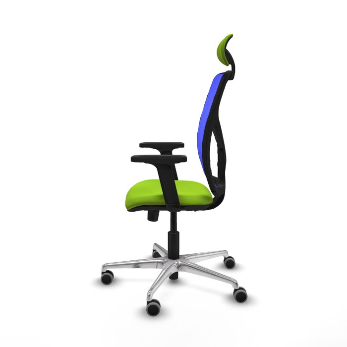 PIQUERAS Y CRESPO Silla de oficina Motilla con mecanismo Sincro, Pistacho y Azul PIQUERAS Y CRESPO Silla de oficina Motilla con mecanismo Sincro, Pistacho y Azul