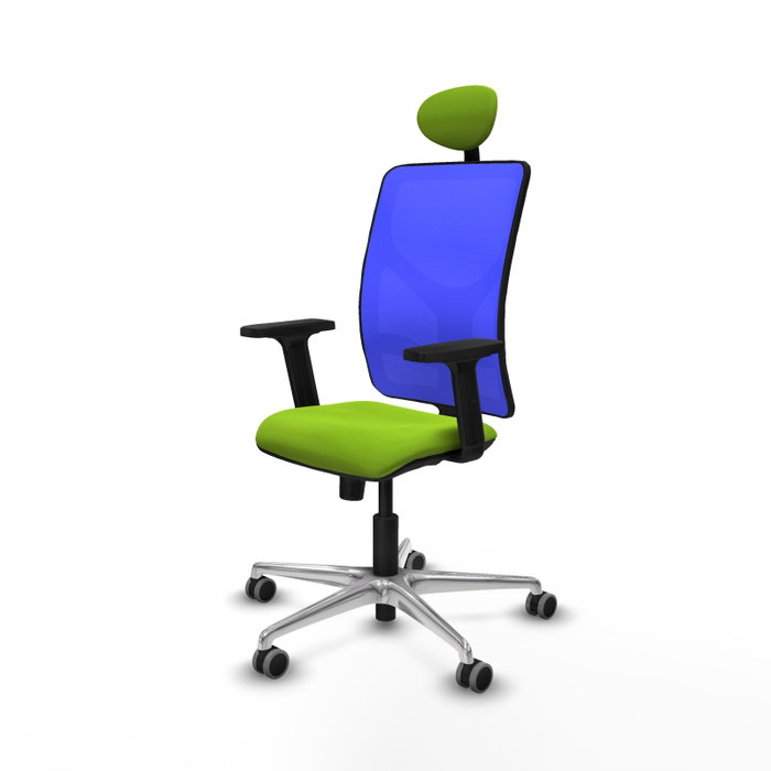 PIQUERAS Y CRESPO Silla de oficina Motilla con mecanismo Sincro, Pistacho y Azul PIQUERAS Y CRESPO Silla de oficina Motilla con mecanismo Sincro, Pistacho y Azul