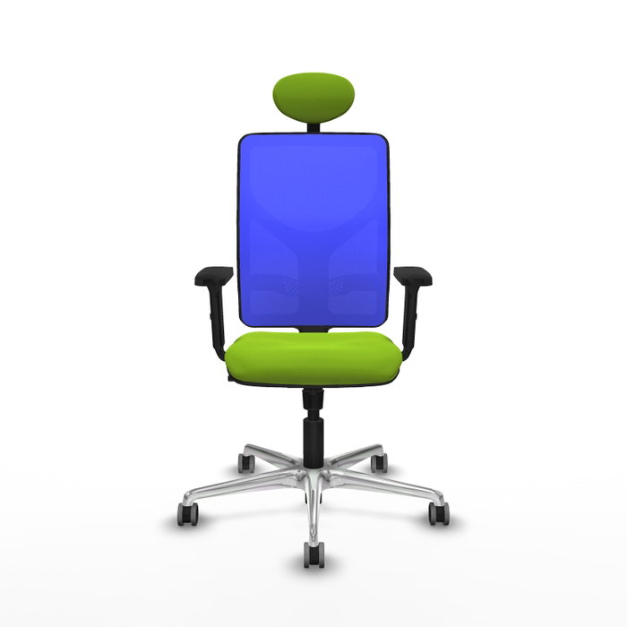 PIQUERAS Y CRESPO Silla de oficina Motilla con mecanismo Sincro, Pistacho y Azul PIQUERAS Y CRESPO Silla de oficina Motilla con mecanismo Sincro, Pistacho y Azul