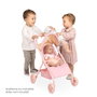 Silla de muñeca 4 ruedas para muñecas de hasta 50 cm - Honey