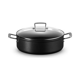 Le Creuset Toughened Non-Stick Sauteuse con Tapa de Vidrio 28 cm (51113280010500)