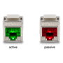 DeLOCK Módulo Keystone RJ45 hembra a LSA Cat.6A con LED 87856
