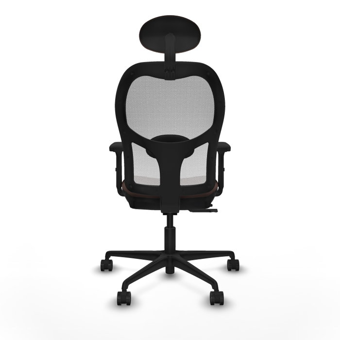 PIQUERAS Y CRESPO Silla de oficina Jorquera con mecanismo Sincro/Traslack, Marrón oscuro y Blanco PIQUERAS Y CRESPO Silla de oficina Jorquera con mecanismo Sincro/Traslack, Marrón oscuro y Blanco