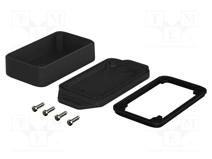 BOPLA Carcasa Universal BoLink Negro IP65 con Soportes