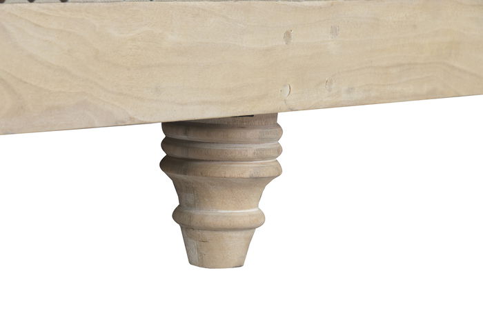 DKD Home Decor Sofá Item Home Verde Claro Natural 225 x 87 x 79 cm