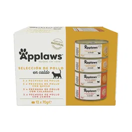 Applaws Alimento Húmedo para Gatos Multipack Pollo 12 latas x 70 gr