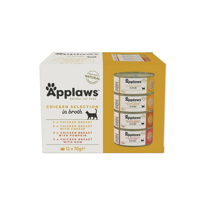 Applaws Multipack de Pollo para Gatos 12x70g Applaws Multipack de Pollo para Gatos 12x70g