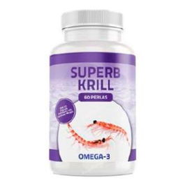 BEQUISA Superbkrill Aceite de Krill Omega-3 DHA EPA 60 Perlas para Cardiovascular y Colesterol