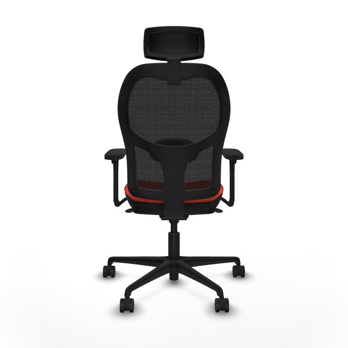 PIQUERAS Y CRESPO Silla de oficina Jorquera con mecanismo Sincro, Naranja oscuro y Negro PIQUERAS Y CRESPO Silla de oficina Jorquera con mecanismo Sincro, Naranja oscuro y Negro
